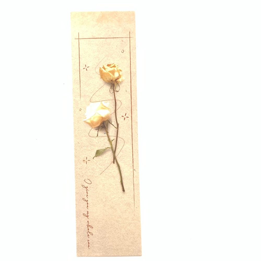New Flower Bookmark